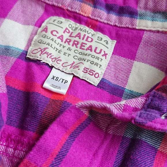 PURPLE PLAID Shirt - Picture 2 of 3